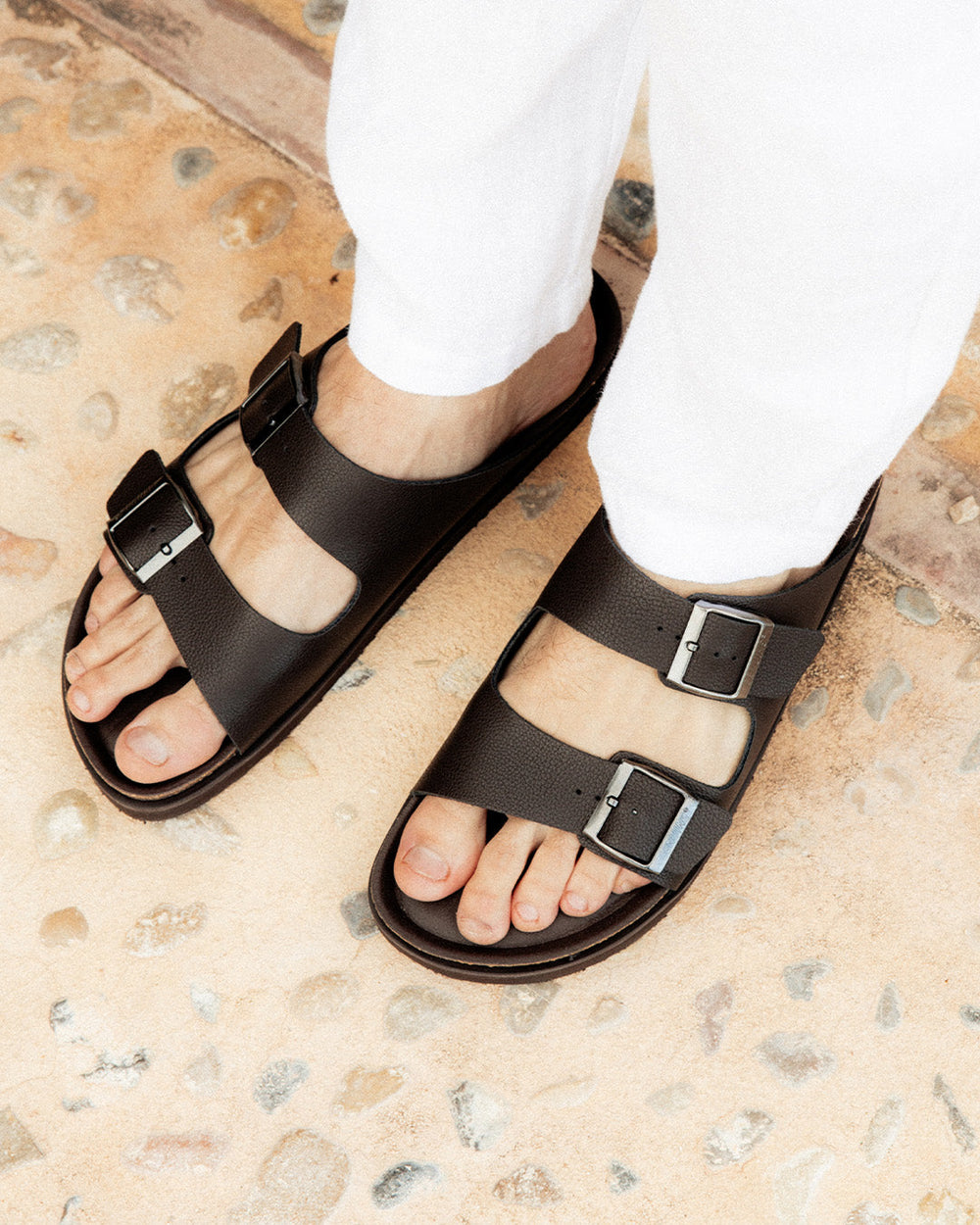 Ziar Velour Sandal - Taupe main image 0