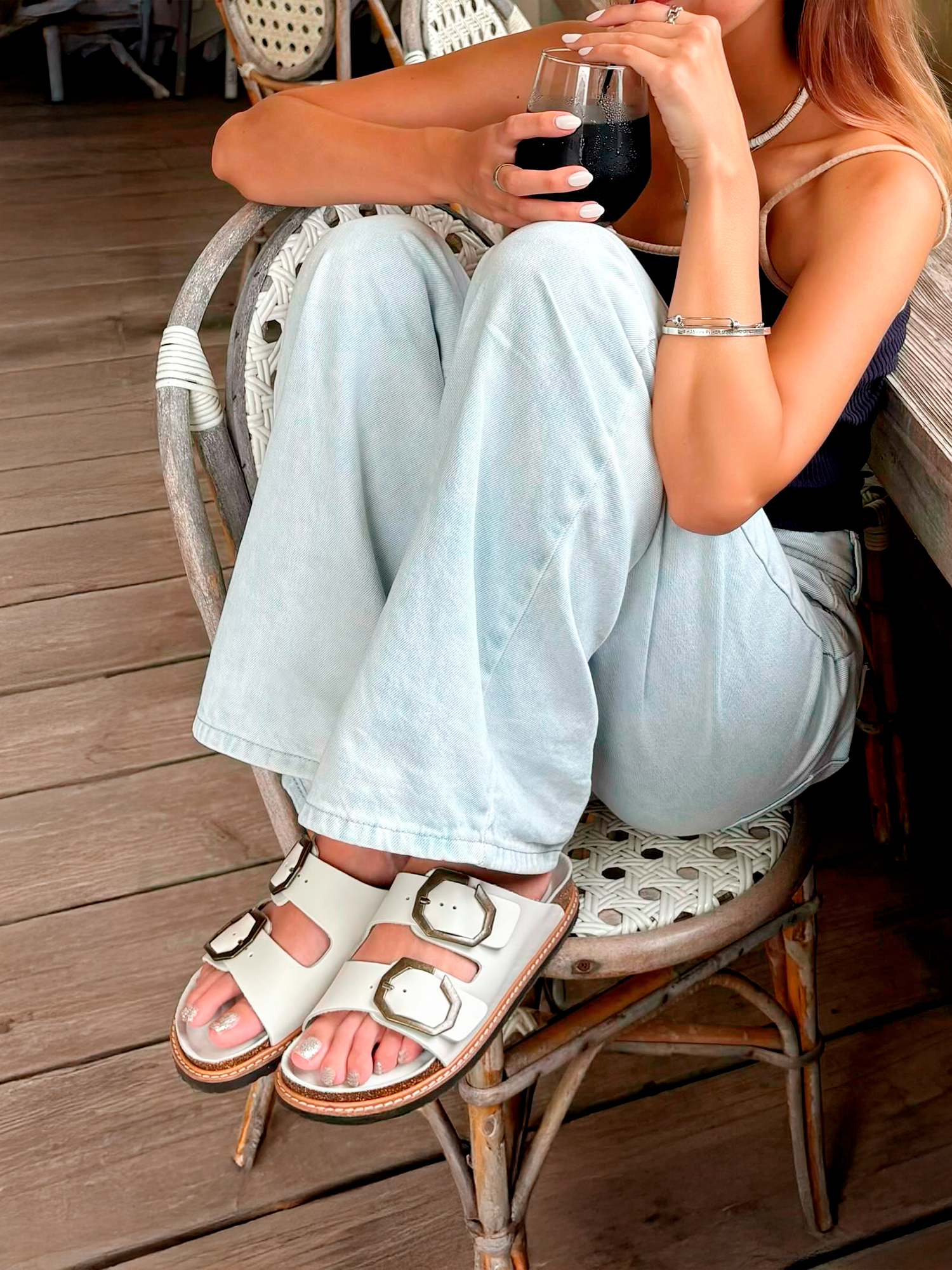 GALIA LEATHER DRESS WHITE