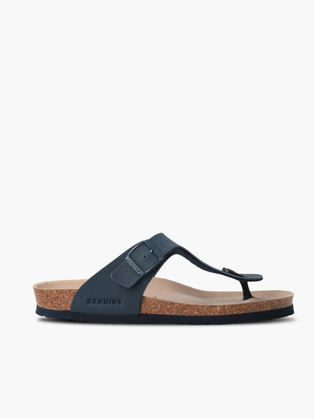 Rosas vegan marine – Sandalias planas – Genuins