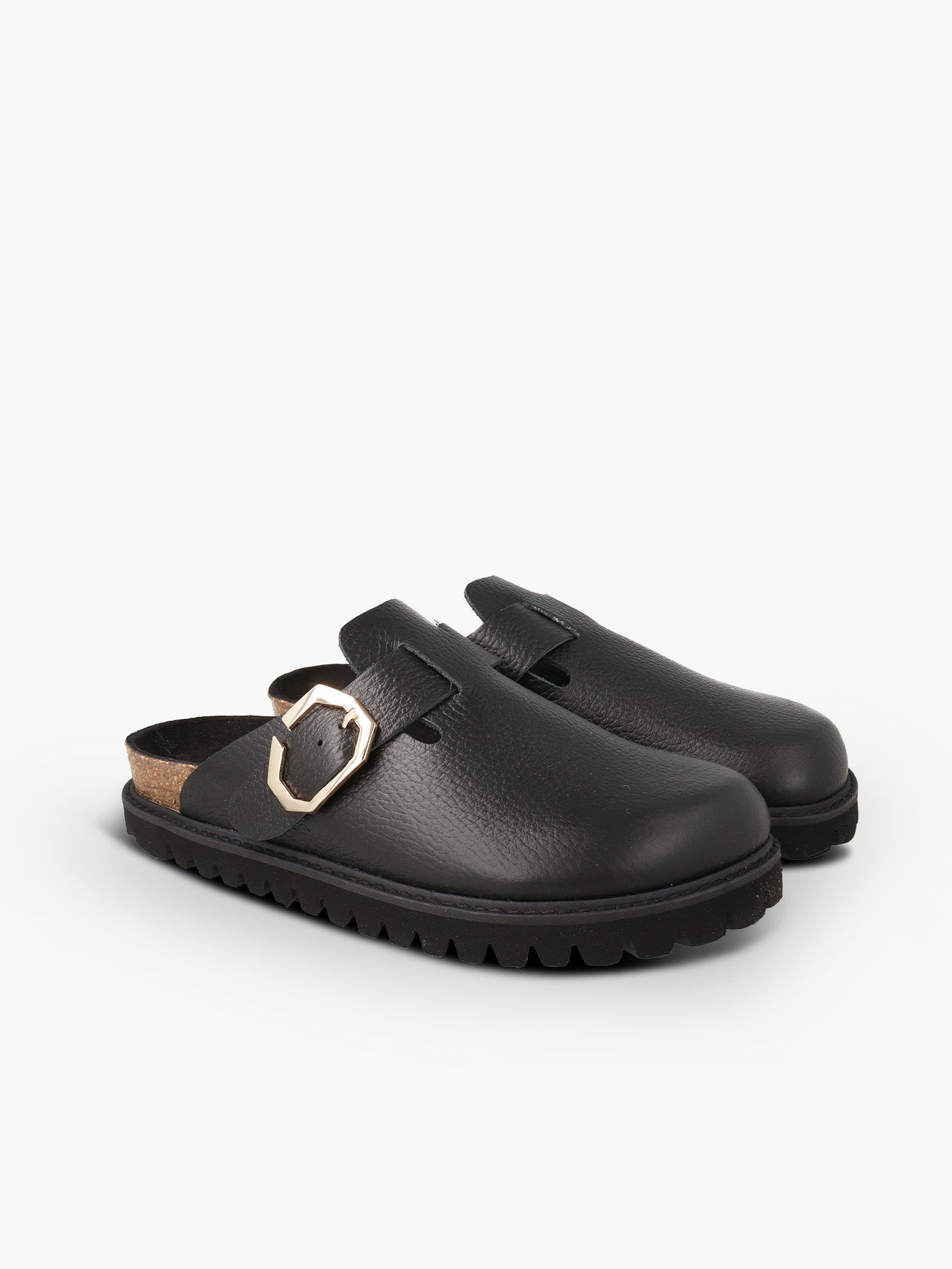 INDIANA EMBOSSED LEATHER BLACK