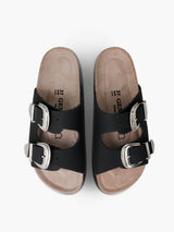 FALCONE OILED LEATHER BLACK