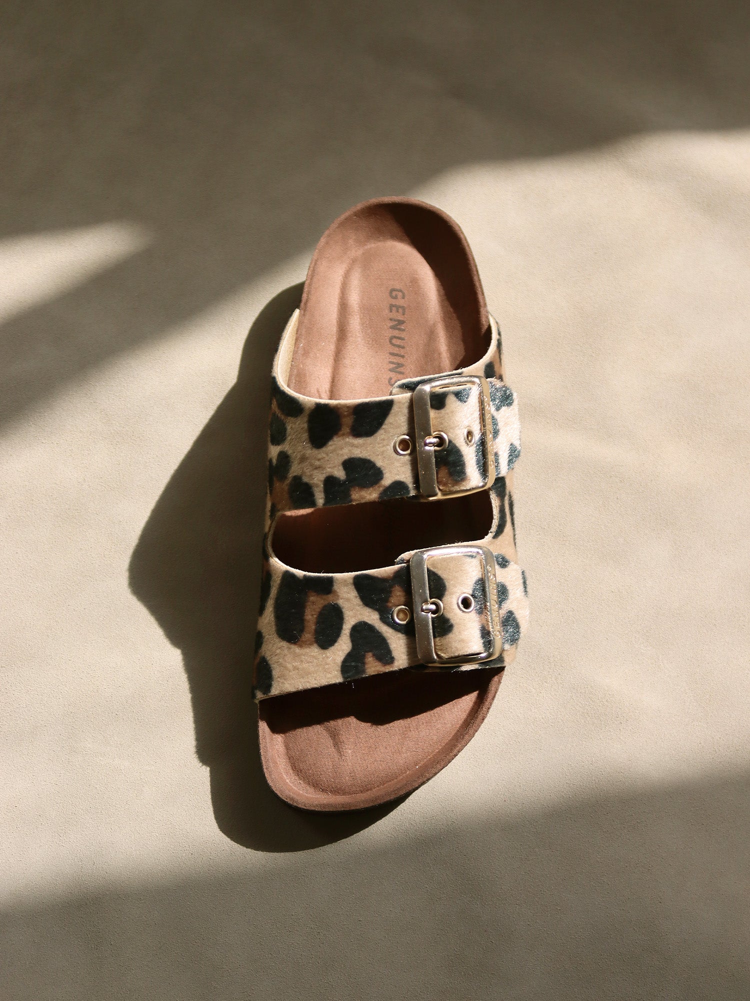 Honolulu vegan leopard – Sandalias planas – Genuins