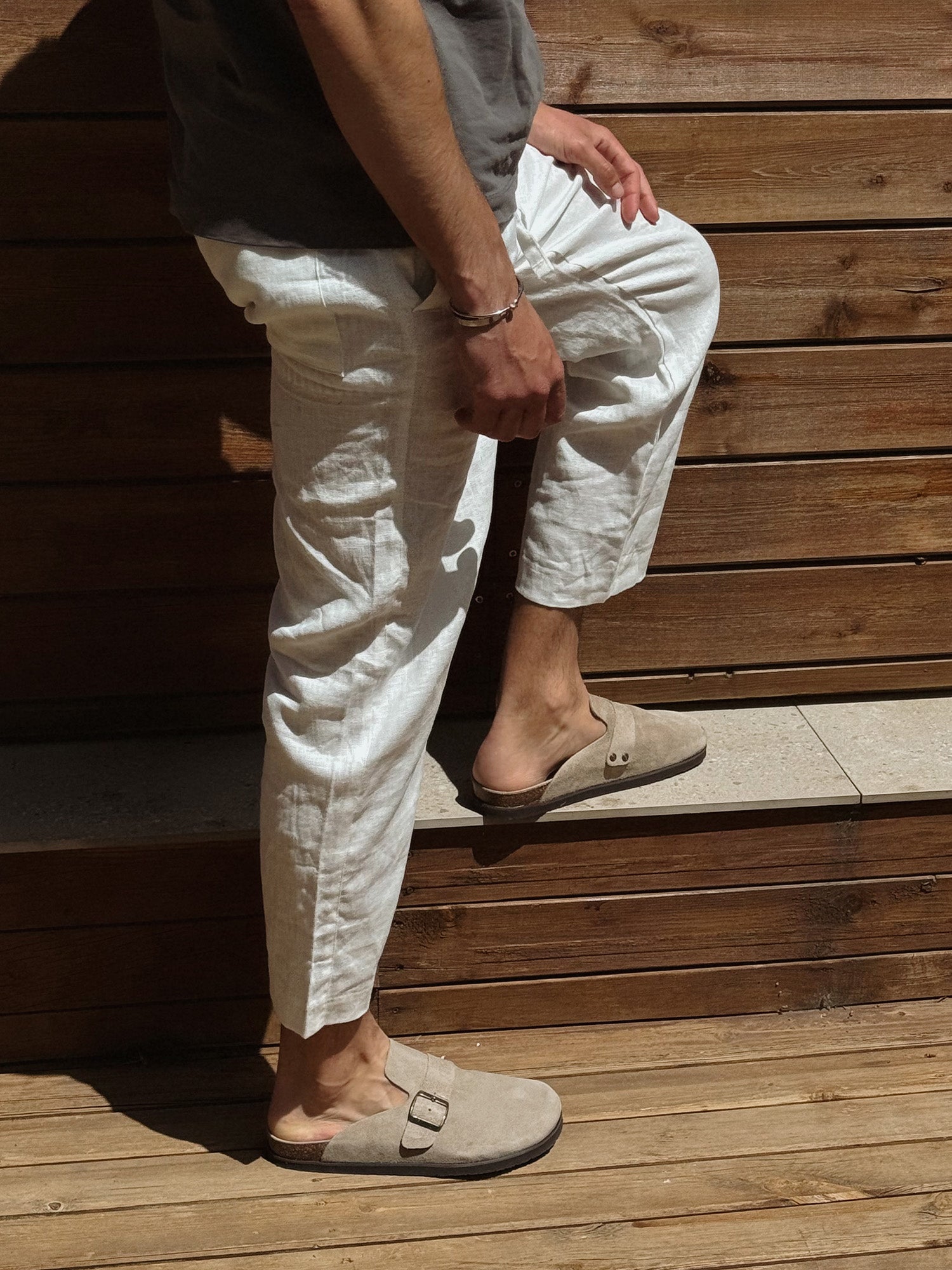 IZAR VELOUR TAUPE MAN