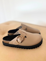 INDIANA EMBOSSED LEATHER TAUPE